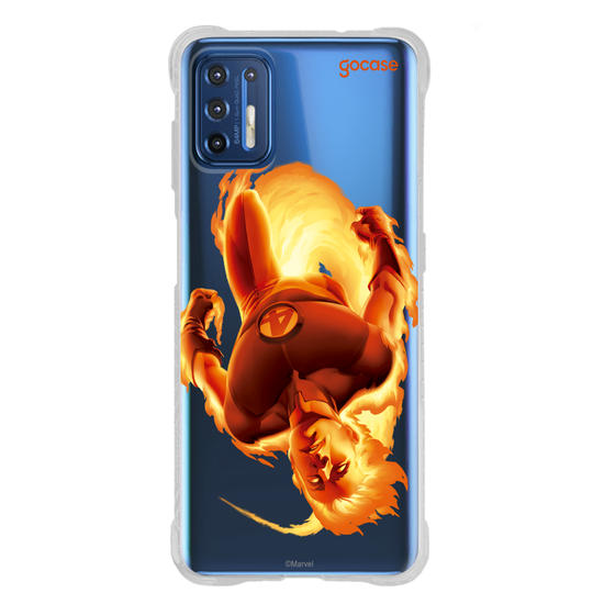 Capinha para celular  Marvel - Quarteto Fantástico - Tocha Humana