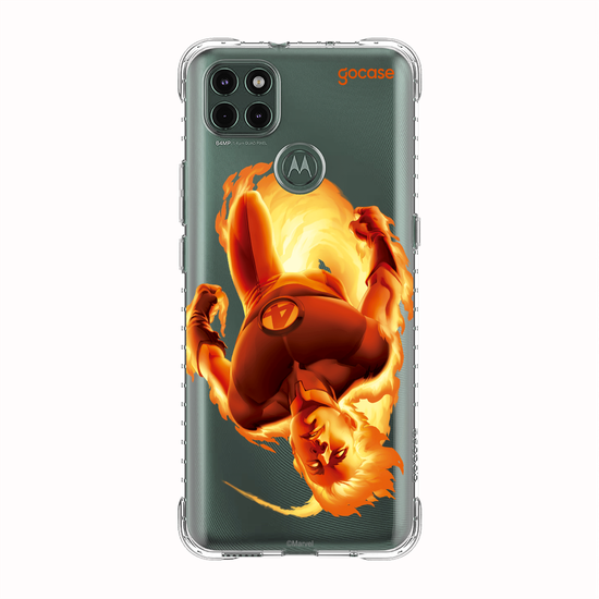 Capinha para celular  Marvel - Quarteto Fantástico - Tocha Humana