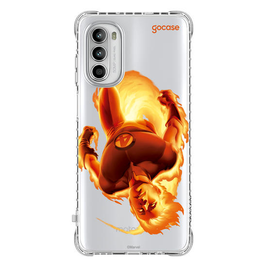 Capinha para celular  Marvel - Quarteto Fantástico - Tocha Humana
