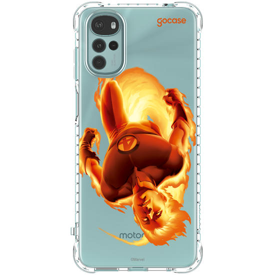 Capinha para celular  Marvel - Quarteto Fantástico - Tocha Humana