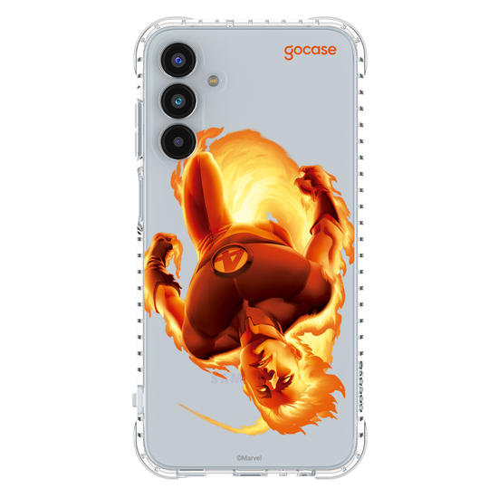Capinha para celular  Marvel - Quarteto Fantástico - Tocha Humana