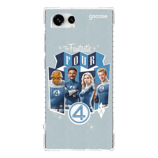 Capinha para celular  Quarteto Fantástico -  Fantastic Retro