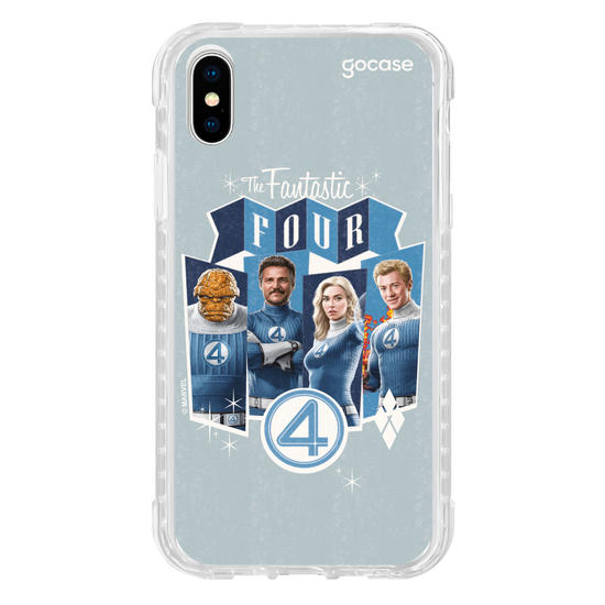 Capinha para celular  Quarteto Fantástico -  Fantastic Retro