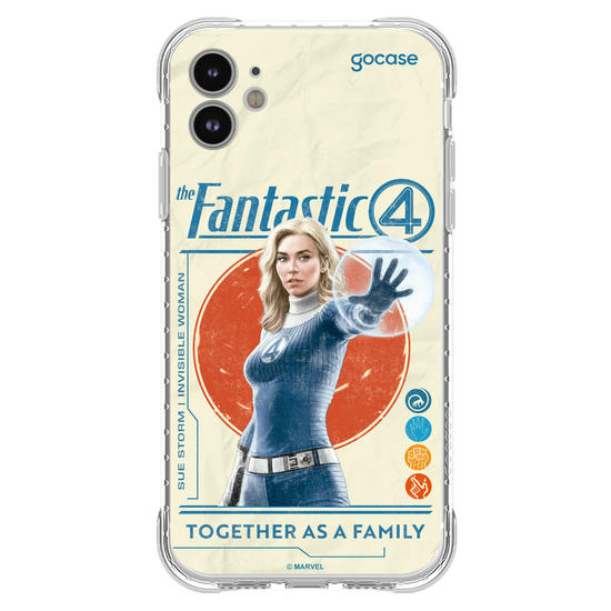 Capinha para celular  Quarteto Fantástico - Mulher Invisível