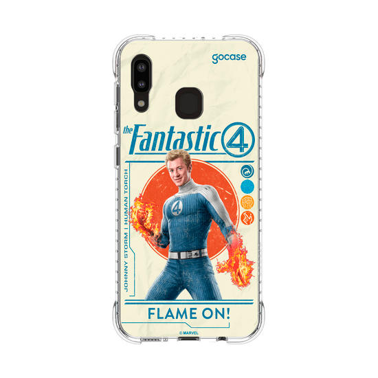 Capinha para celular Quarteto Fantástico - Tocha Humana