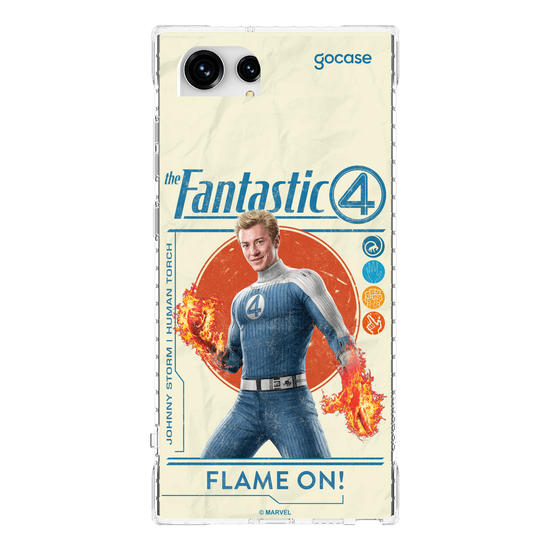 Capinha para celular Quarteto Fantástico - Tocha Humana