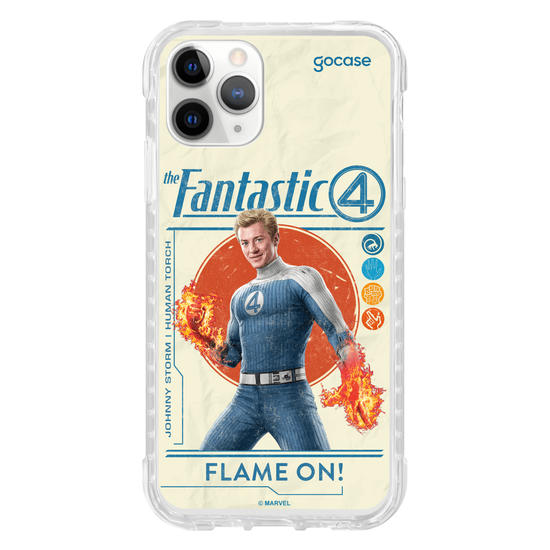 Capinha para celular Quarteto Fantástico - Tocha Humana