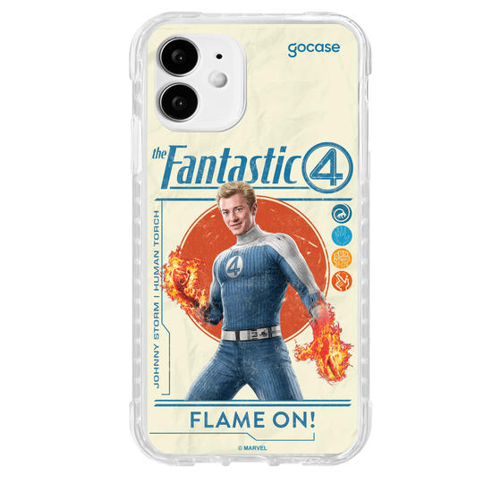 Capinha para celular Quarteto Fantástico - Tocha Humana