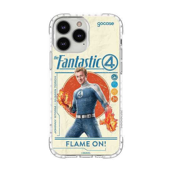 Capinha para celular Quarteto Fantástico - Tocha Humana