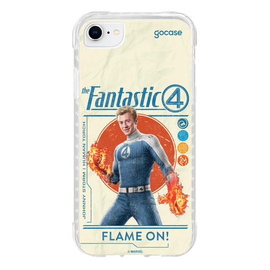 Capinha para celular Quarteto Fantástico - Tocha Humana