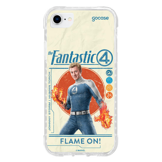 Capinha para celular Quarteto Fantástico - Tocha Humana