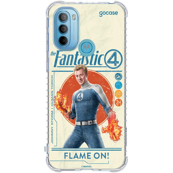 Capinha para celular Quarteto Fantástico - Tocha Humana