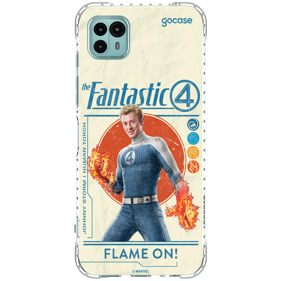 Capinha para celular Quarteto Fantástico - Tocha Humana