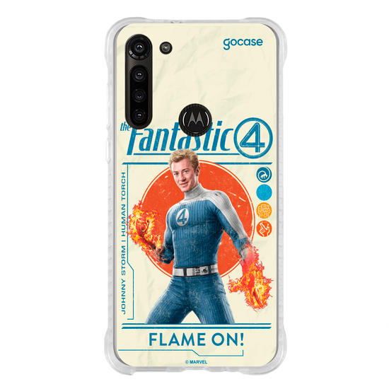 Capinha para celular Quarteto Fantástico - Tocha Humana
