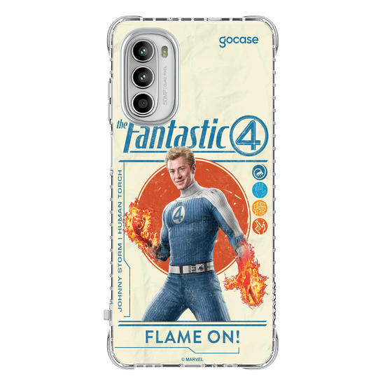 Capinha para celular Quarteto Fantástico - Tocha Humana