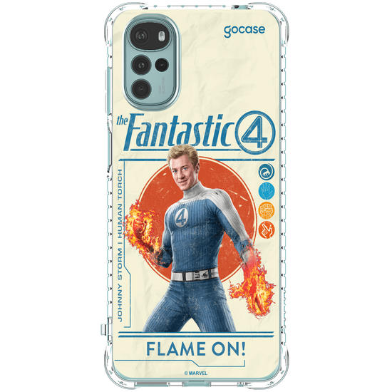 Capinha para celular Quarteto Fantástico - Tocha Humana