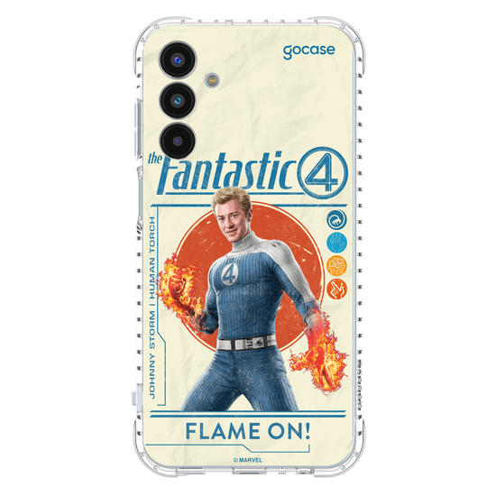 Capinha para celular Quarteto Fantástico - Tocha Humana