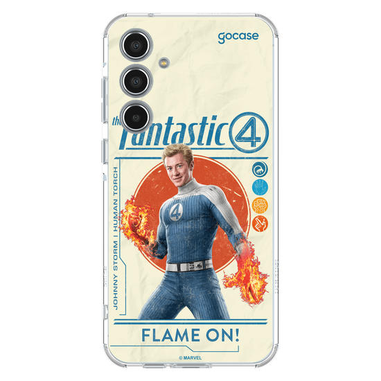 Capinha para celular Quarteto Fantástico - Tocha Humana