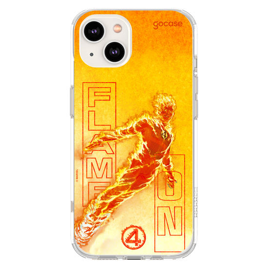 Capinha para celular  Quarteto Fantástico - Flame On
