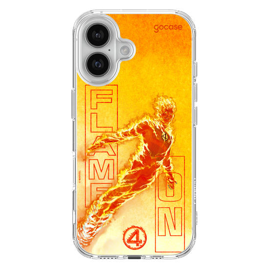 Capinha para celular  Quarteto Fantástico - Flame On