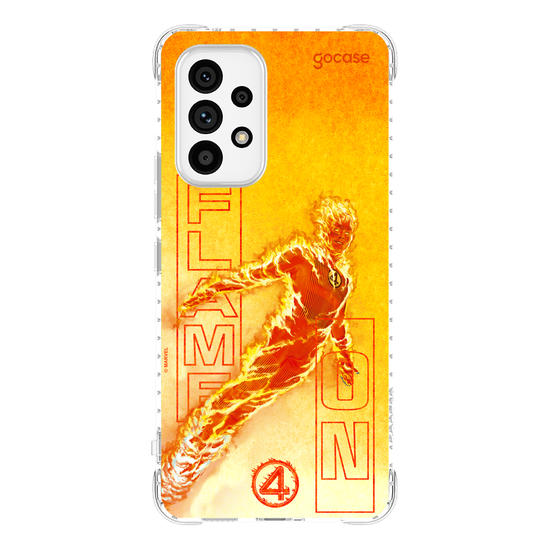 Capinha para celular  Quarteto Fantástico - Flame On