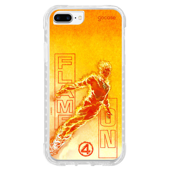 Capinha para celular  Quarteto Fantástico - Flame On