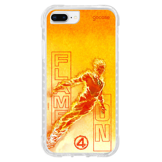 Capinha para celular  Quarteto Fantástico - Flame On