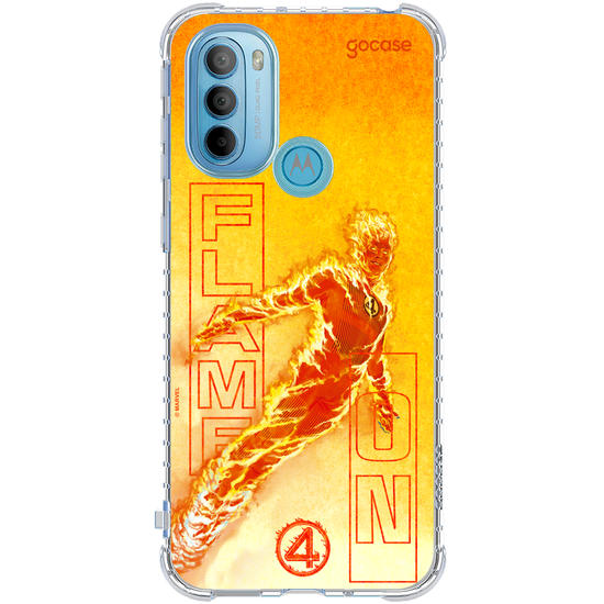 Capinha para celular  Quarteto Fantástico - Flame On