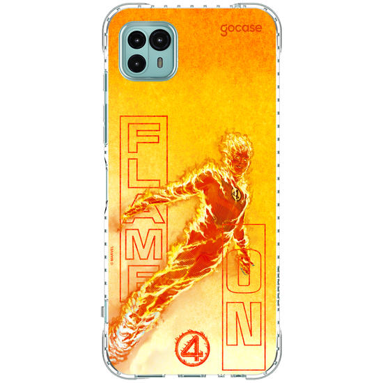 Capinha para celular  Quarteto Fantástico - Flame On
