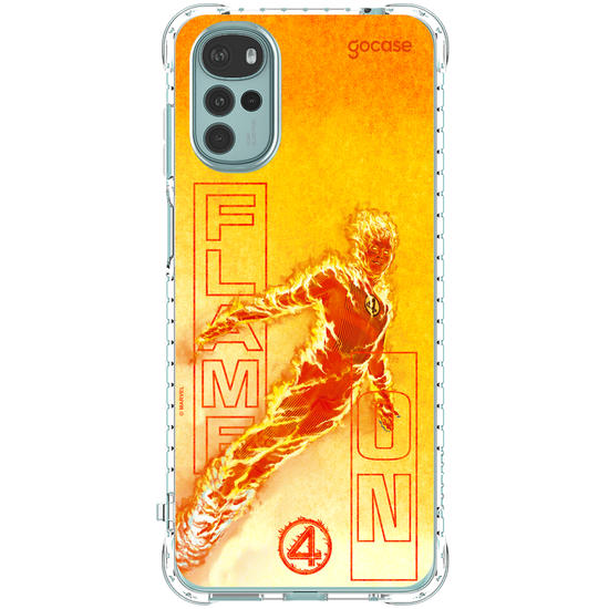 Capinha para celular  Quarteto Fantástico - Flame On