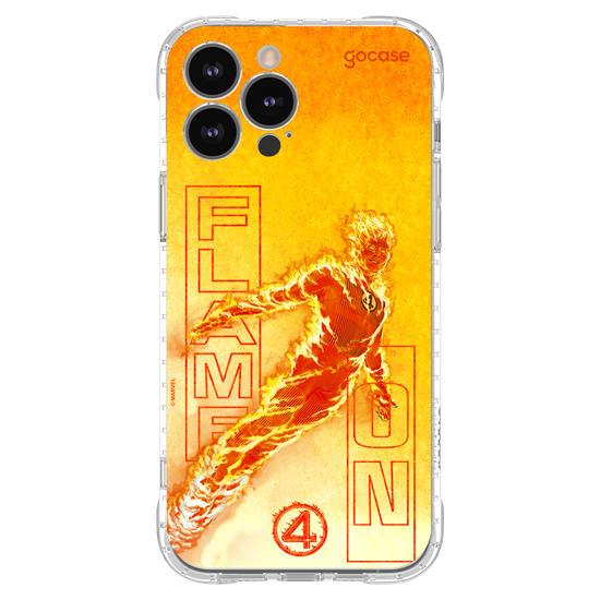 Capinha para celular  Quarteto Fantástico - Flame On