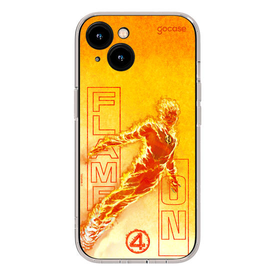 Capinha para celular  Quarteto Fantástico - Flame On