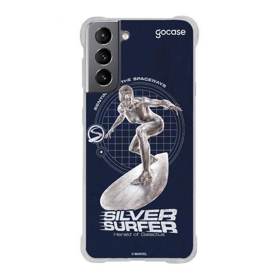 Capinha para celular  Quarteto Fantástico - Surfista Prateada