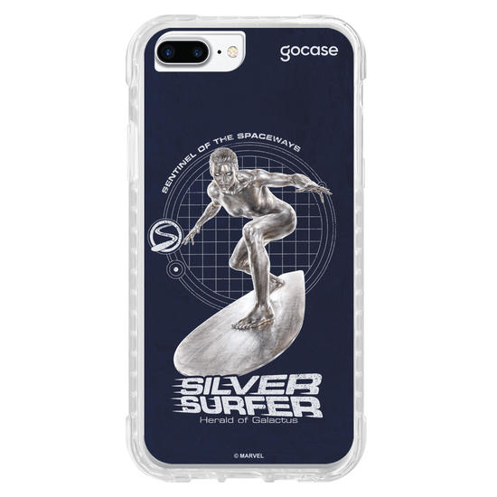 Capinha para celular  Quarteto Fantástico - Surfista Prateada