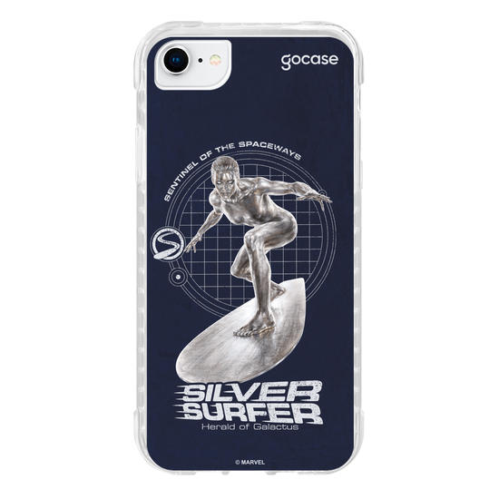 Capinha para celular  Quarteto Fantástico - Surfista Prateada