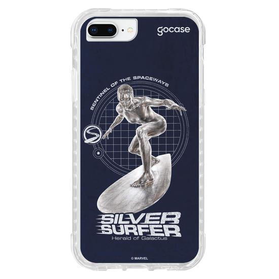 Capinha para celular  Quarteto Fantástico - Surfista Prateada