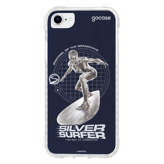 Capinha para celular  Quarteto Fantástico - Surfista Prateada