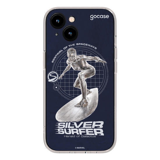 Capinha para celular  Quarteto Fantástico - Surfista Prateada