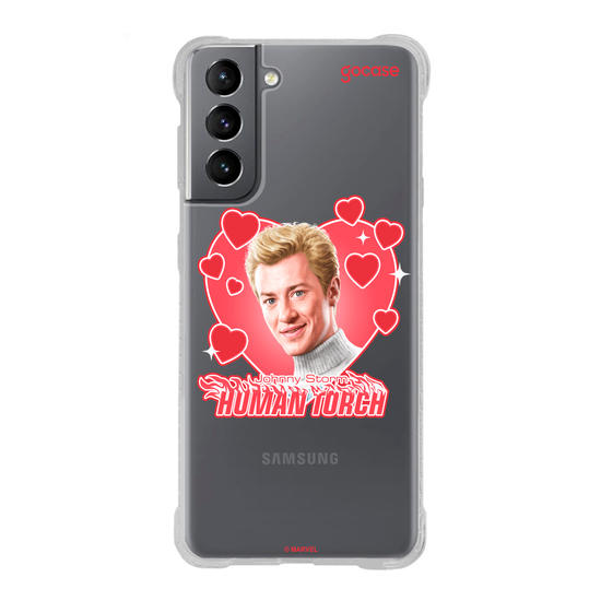 Capinha para celular  Quarteto Fantástico - Human Torch Fan Club