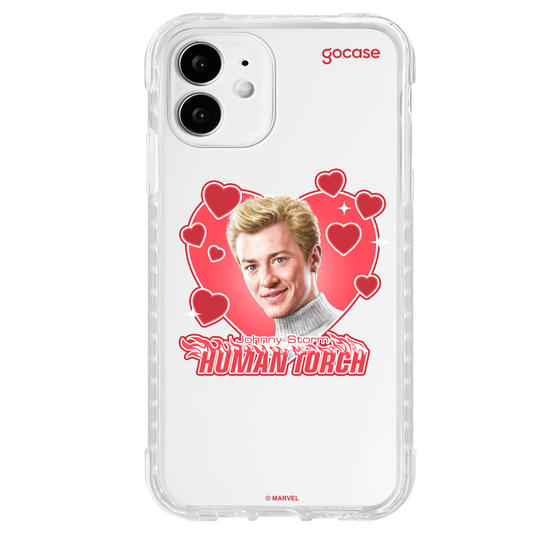 Capinha para celular  Quarteto Fantástico - Human Torch Fan Club