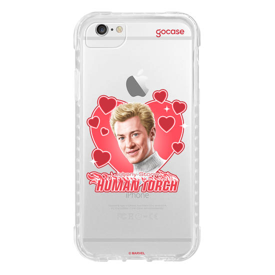 Capinha para celular  Quarteto Fantástico - Human Torch Fan Club