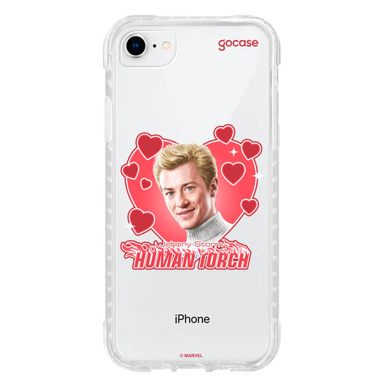 Capinha para celular  Quarteto Fantástico - Human Torch Fan Club