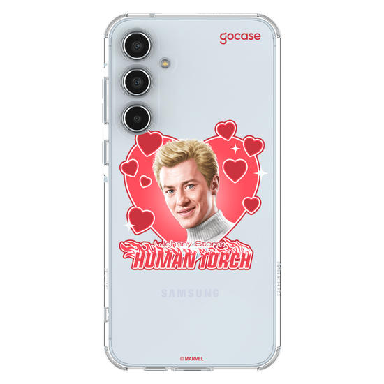 Capinha para celular  Quarteto Fantástico - Human Torch Fan Club