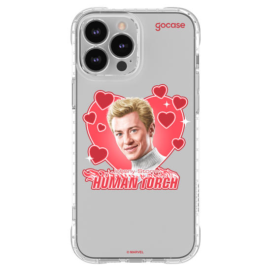 Capinha para celular  Quarteto Fantástico - Human Torch Fan Club