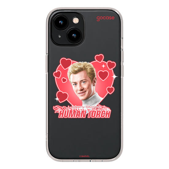 Capinha para celular  Quarteto Fantástico - Human Torch Fan Club