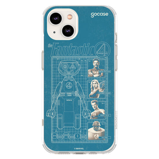 Capinha para celular  Quarteto Fantástico - Herbie Anatomy