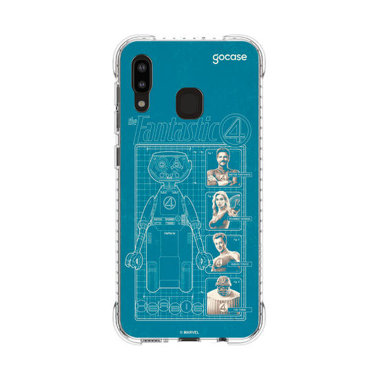 Capinha para celular  Quarteto Fantástico - Herbie Anatomy
