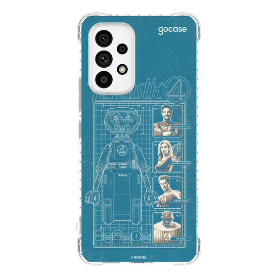 Capinha para celular  Quarteto Fantástico - Herbie Anatomy