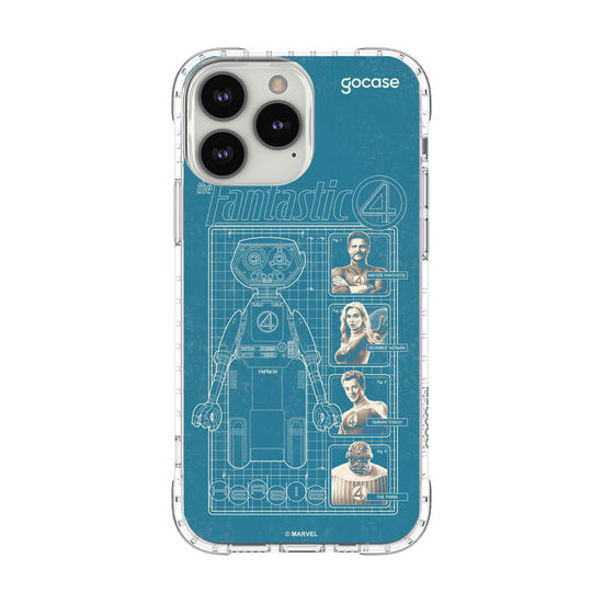 Capinha para celular  Quarteto Fantástico - Herbie Anatomy