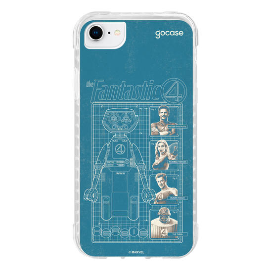 Capinha para celular  Quarteto Fantástico - Herbie Anatomy